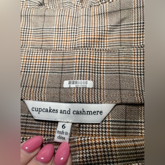 Cupcakes And Cashmere Matilda Plaid Mini Skirt Size 6 - Picture 5 of 6